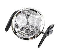 HETEVSCCK Faro Delantero LED De 60W Para Grom 125 MSX125 2013 2014 2015 2016 Para Venom X12RS 125cc (Plata)