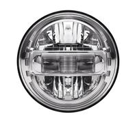 HETEVSCCK Faros Delanteros LED De 7 Pulgadas H4 DRL Redondos De 7 Pulgadas Para Hummer H1 H2 (1pcs Silver)