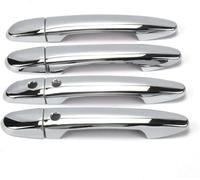 HETEVSCCK LHD Para Mazda 2 3 6 CX3 CX5 2014 2015 2016 2017 2018 2019 Cubierta Exterior Para Manilla De Puerta De Coche ABS Adhesivo Moldura(Normal Silver)