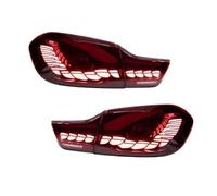 HETEVSCCK Luces Traseras LED Con Diseño De Escamas De Dragón Para Serie 4 F32 F36 F82 F83 M4 GTS 425i 430i 2013-2020 (Red one set)