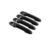 HETEVSCCK Manija Puerta Coche Adhesivo Para La Cubierta Manija Puerta Coche Para Nissan Para March Para Micra K13 2010 2011 2012 2013 2014 2015(Black 2 button)