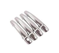 HETEVSCCK Manija Puerta Coche Cubierta De Manija De Puerta De Coche Para Citroen DS3 2009 2010 2011 2012 2013 2014 2015 2016 2017 2018 2019(Silver 4 door)