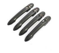 HETEVSCCK Manija Puerta Coche Embellecedor De Manija De Puerta Para Renault Para Megane 3 MK3 III 2008 2009 2010 2011 2012 2013 2014 2016(4Dr 1 key 1 button)