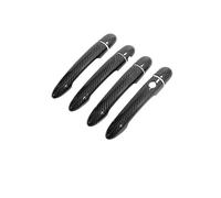 HETEVSCCK Manija Puerta Coche Embellecedores Para Manijas De Puertas Para Renault Para Espace IV J81 2002-2008 2009 2010 2011 2012 2013 2014 2015(Carbon 1 Button)