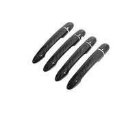 HETEVSCCK Manija Puerta Coche Embellecedores Para Manijas De Puertas Para Renault Para Espace IV J81 2002-2008 2009 2010 2011 2012 2013 2014 2015(Carbon No Button)