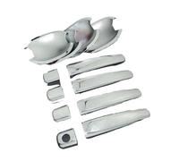 HETEVSCCK Manija Puerta Coche Para Citroen C2 C3 2002 2003 2004 2005 2006 2007 2008 2009 Cubierta Manija Puerta Coche Y Cubierta Cuenco Puerta Decoración Estilo(1 Set)