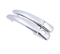 HETEVSCCK Manija Puerta Coche Para Citroen DS3 DS 3 2009 2010 2011 2012 2013 2014 2015 2016 2017 2018 2019 Embellecedor Exterior De La Puerta Lateral(Chrome)