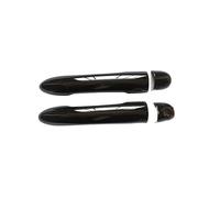 HETEVSCCK Manija Puerta Coche Para Renault Para Megane MK2 Ii 2 RS CC 2003 2004 2005 2006 2007 2008 Protector De Manijas De Puertas(2D-C1)