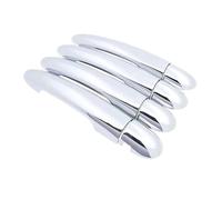 HETEVSCCK Manija Puerta Coche Para Renault Para Modus 2004 2005 2006 2007 2008 2009 2010 2011 2012 Embellecedor De Manija De Puerta Exterior(Silver No Button)