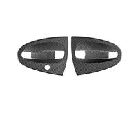 HETEVSCCK Manija Puerta Coche Para Smart 451 Para Fortwo Pegatina Protectora Antiarañazos Para La Manija Exterior De La Puerta Del(Bowl Carbon)