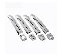 HETEVSCCK Manija Puerta Coche Para VW Para Touran Para Caddy T5 Para Transporter 2003-2015 Embellecedor Manija Puerta Acero Inoxidable(For 4 door 1 keyhole)