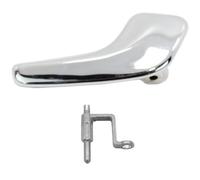 HETEVSCCK Manija Puerta Interior Elegante Y Moderno Tirador Puerta Interior Cromado Para VAUXHALL Para OPEL Para CORSA D 2006-2014 Fits OEM Numbers 13297814