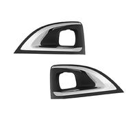 HETEVSCCK Marco Cubierta Luz Antiniebla Delantera Coche Rejilla Luz Antiniebla Para Peugeot 3008 P84 2016 2017 2018 2019 1806095X 1806096X 9817136677 9817136777