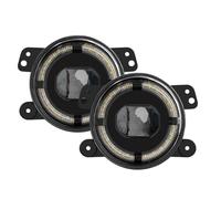 HETEVSCCK Para Dodge Para Journey Para Magnum Para Charger Faros Antiniebla LED Redondos De 4 Pulgadas Luces Conducción Delanteras Todoterreno