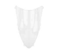 HETEVSCCK para Ducati para Panigale 1199 899 1199S 1199R 2011-2015 2016 2017 Protector Parabrisas Doble Burbuja Motocicleta Parabrisas Cubierta Protectora(Clear)