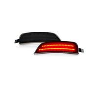 HETEVSCCK Para Mazda Para Miata MX-5 2016-2022 Intermitentes Ahumados 4 Unidades Parachoques Delantero Y Trasero Luces LED Laterales NA1J515F0B (Rear LED Red)