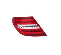 HETEVSCCK Para Mercedes Para Benz Clase C W204 C250 C350 C63 2011-2014 Conjunto Luz Trasera Freno Lámpara Señal Giro Inverso (Red left)