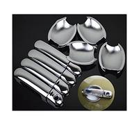 HETEVSCCK Para Nissan Para Note E11 2005-2012 Para Marzo Para Micra K12 2003-2010 Cubiertas De Manija De Puerta De Coche Con Estilo (Handle bowl 2 button)