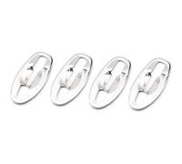 HETEVSCCK Para Nissan Para Rogue Para X-trail T32 2014 2015 2016 2017 2018 2019 Manija Puerta Cromada Cubierta Cuenco Cavidad Embellecedor Captura Inserción