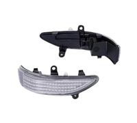 HETEVSCCK Para Subaru Para Forester Para Outback Para Legacy Para Tribeca 2008-2011 2012 2013 2014 Luces LED Dinámicas Espejos Laterales Intermitentes (Plata)
