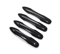HETEVSCCK Para Toyota Para Camry 2018 2019 2020 2021 2022 2023 Adhesivo Fibra De Carbono Para Manija De Puerta Cubierta Embellecedor Decoración(Carbon look)