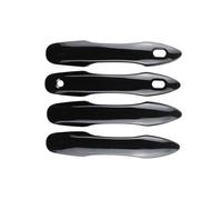 HETEVSCCK Para Toyota Para Corolla Cross XG10 2021 2022 2023 2024 Embellecedor De Manija De Puerta Exterior Adhesivo Decorativo 4 Piezas(Black)