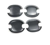 HETEVSCCK Para VW Para Amarok Para Pick-Up Para Touran MK1 Para Caddy Para Multivan Para Transporter T5 T6 Para Caravelle Cubierta Embellecedora Manija Puerta (Bowl 4pcs Carbon)