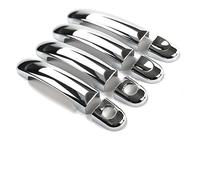 HETEVSCCK Para VW Para Amarok Para Pick-Up Para Touran MK1 Para Caddy Para Multivan Para Transporter T5 T6 Para Caravelle Cubierta Embellecedora Manija Puerta (2 Hole Handle Chrome)