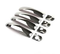 HETEVSCCK Para VW Para Amarok Para Pick-Up Para Touran MK1 Para Caddy Para Multivan Para Transporter T5 T6 Para Caravelle Cubierta Embellecedora Manija Puerta (Handle Steel Silver)