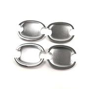 HETEVSCCK Para VW Para Amarok Para Pick-Up Para Touran MK1 Para Caddy Para Multivan Para Transporter T5 T6 Para Caravelle Cubierta Embellecedora Manija Puerta (Bowl 4pcs Silver)