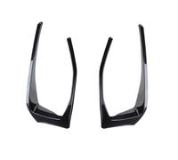 HETEVSCCK Para VW Para Golf 7 7.5 MK7 MK7.5 GTI R GTD R400 2013-2020 Parachoques Trasero Lámpara De Freno Alerón Embellecedor Negro Brillante 1 Par (For Golf 7 MK7)