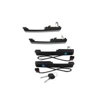 HETEVSCCK Para VW Para Passat B3: Manilla Exterior De La Puerta Delantera Con Cerradura Llave 1 Juego 357837205A 357837206A 357839205 357839206