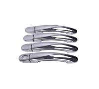 HETEVSCCK Para VW Para Passat B5 B5.5 MK5 1996-2005 Cubiertas Para Manillas De Puerta De Coche En Cromo Negro Brillante. Pegatinas Decorativas(A)