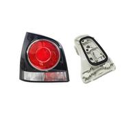 HETEVSCCK Para VW Para POLO 9N 9N3 2001-2010 Parachoques Trasero Luz Trasera Hatchback Luz De Freno Y Freno Luz Trasera Sin Bombillas Bulb holder(Black),Izquierda y derecha