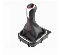 HETEVSCCK Pomos Palanca Cambios para Ibiza 6J para Seat para Leon MK1 Pomo De La Palanca De Cambios 5 6 Velocidades Mango Bola Bota Tapa Gaitor Pomos Palanca Cambios(Matte 6 Gear-Boot)