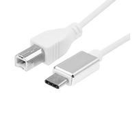 Hethlif Cable USB Tipo B Midi una Conector Tipo C, Cable Adaptador, Cable de Audio de Piano