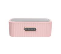 Hethlif Limpiador de Joyas Limpiadores PortáTiles de VibracióN de Alta Frecuencia para Joyas, Gafas, Anillos, Diamantes, Monedas, Relojes Enchufe Europeo