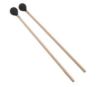 HETHLIF Mazos de Marimba, Mazos de Batería Mallets Timpani con el de Arce Cabezal de Hilo Partes de Marimba, de Tambor para Tocar la Percusión (BLACK)