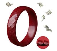 HETICA Anillo de cinabrio de Feng Shui, anillo de cinabrio y feng shui para hombres y mujeres, riqueza y protección, amuleto de buena suerte, anillos de la suerte que traen buena suerte regalos para