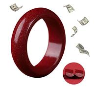 HETICA Anillo de cinabrio de Feng Shui, anillo de cinabrio y feng shui para hombres y mujeres, riqueza y protección, amuleto de buena suerte, anillos de la suerte que traen buena suerte regalos para