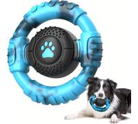 HETOO Juguetes indestructibles para perros, juguetes masticables para perros para masticadores agresivos, juguete duradero para perros para aburrimiento, juguetes de nailon y goma para perros medianos