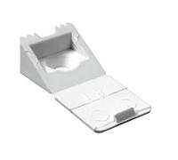 Hettich 9220033 Estabilizador para Cuerpo pequeño (16 x 16 x 8 mm, plástico), Color Blanco