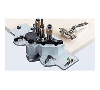 Hettich DrillJig - Calibre de perforación con bisagras, diámetro de 35 mm, 2 x 2,5 mm de diámetro (1 unidad)