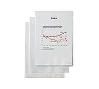 Hetzel 21770090 - Lote de 50 fundas de plástico (DIN A4, abertura lateral), transparente