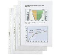 HETZEL Prospekthülle Economic, A4, PP, genarbt, 0,05 mm