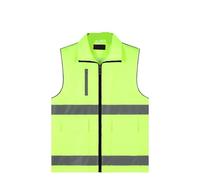 HEUchuan Chaleco de seguridad Chaleco de voluntario con logotipo impreso, actividad trabajo en equipo, campaña bienestar público, ropa(Color 15,XXL)