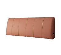 HEUchuan Funda de Cuero para cabecero Funda de Cuero for cabecero Cama con Esponja, cojín Grueso y Resistente for Doble, Almohada Apoyo for la Espalda for Tatami(Dark Pink-Tech Cloth,135 x 60 x 6cm)