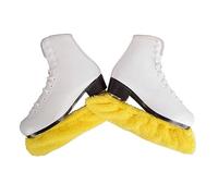 HEUchuan Funda para Patines de Hielo Ice Skating Figure Skate Blade Cover Shoes Covers Protector(Yellow XL EU40-42)
