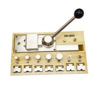 HEUchuan Herramienta para doblar anillos Dobladora de anillos, pequeña calandria for oro y plata, máquina formadora laminadora, dobladora, cobre