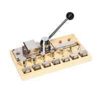 HEUchuan Herramienta para doblar anillos Máquina plegadora de anillos, prensa redondeada, herramienta for reparar joyas oro y plata